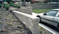 Double Duty Freestanding and Retaining Walls