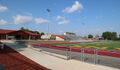 Bronco at the High School Stadium