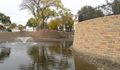 Wall around Detention Pond