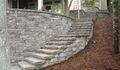 Curved Stairs and Retaining Wall