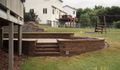 Perimeter Walls Around Raised Patio