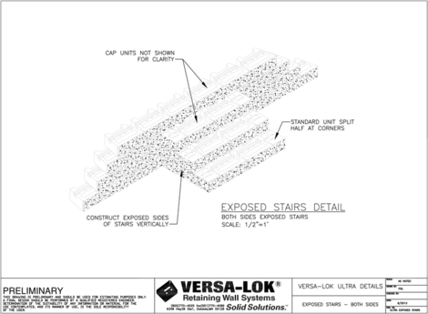 Exposed Stair (Both Sides)