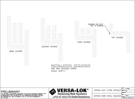 Exposed Stair Install (1 side)