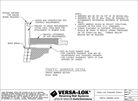 Traffic Barrier Detail
