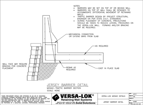 Jersey Barrier Detail II