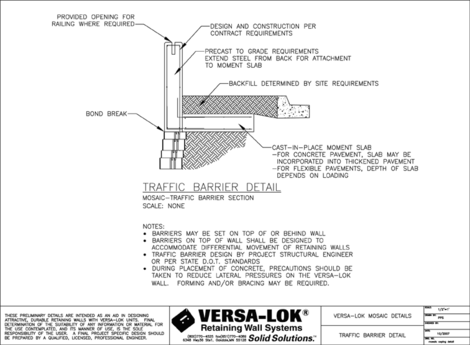 Traffic Barrier Detail